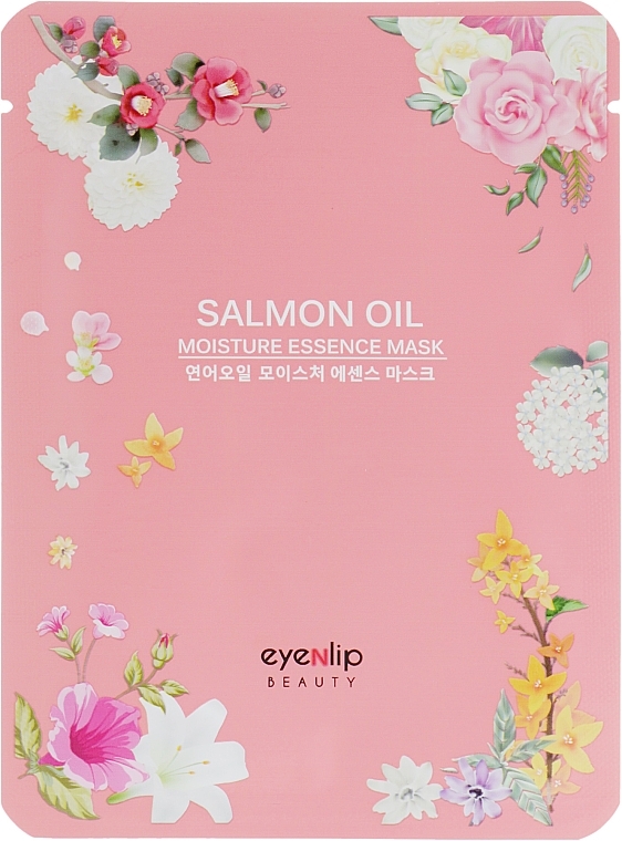 Smoothing Sheet Mask with Salmon Oil Extract - Eyenlip Salmon Wrinkle Essence Mask — photo N3