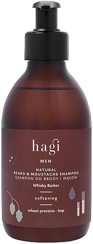 Beard Shampoo - Hagi Men Whiskey Barber Shampoo — photo N2