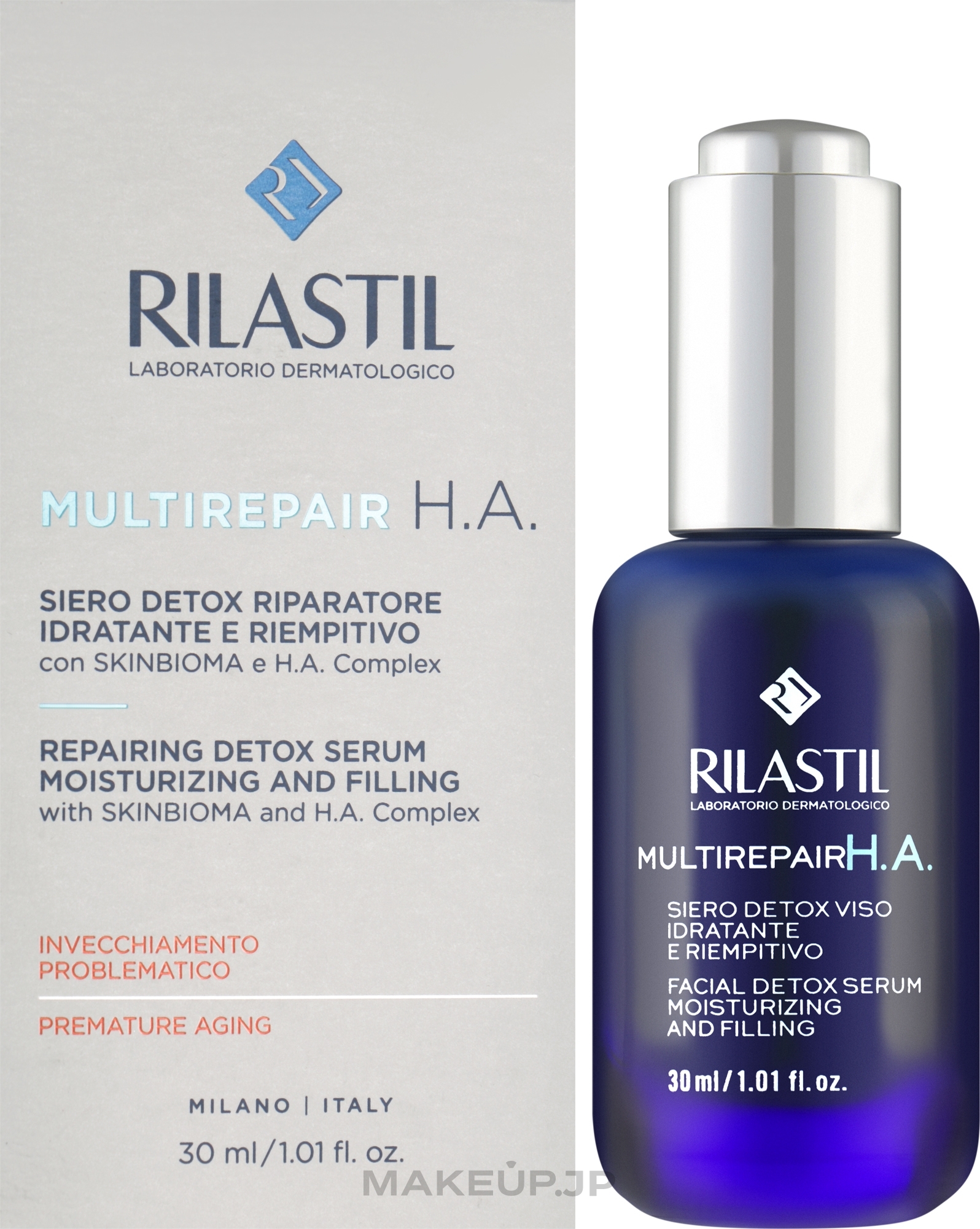 Repairing Face Serum - Rilastil Multirepair H.A. Repairing Detox Serum — photo 30 ml