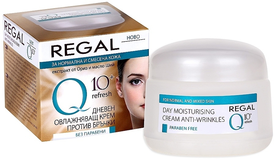 Anti-wrinkle Day Moisturizer for Normal to Combined Skin - Regal Q10+Refresh Day Moistursing Cream Anti-Wrinkles — photo N1