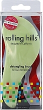 Hair Brush, light green - Rolling Hills Detangling Brush Travel Size Light Green — photo N1