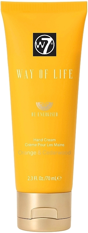 Orange & Cedar Hand Cream - W7 Way of Life Hand Cream Be Energised — photo N1