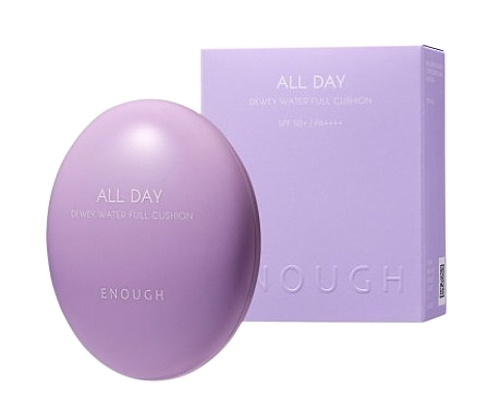 Moisturizing Face Foundation  - Enough All Day Dewey Water Full Cushion SPF 50+ PA++++ — photo N1