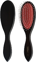 Fragrances, Perfumes, Cosmetics Wooden Massage Hair Brush, 00147, oval - Eurostil Oval Brush Large