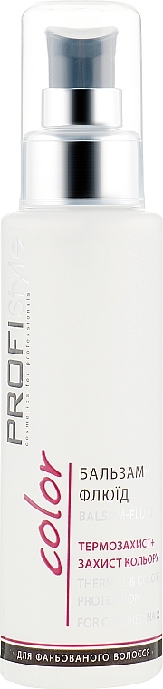 Balm-Fluid with Argan and Jojoba Oils Thermal and Protection for Colored Hair - Profi Style — photo N1