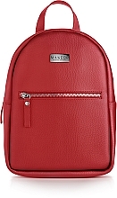 Fragrances, Perfumes, Cosmetics Backpack "Sleek and Chic", red - MAKEUP