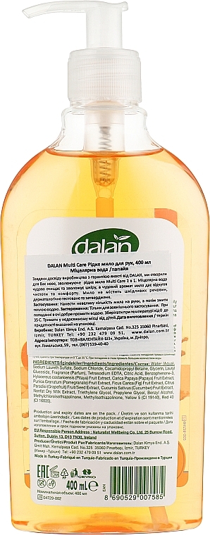 Micellar Water & Papaya Liquid Soap - Dalan Multi Care Micellar Water & Papaya Passion — photo N25