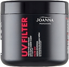 UV Filter Colored Hair Mask with Cherry Scent - Joanna Professional Protective Hair Mask UV Filter — photo N1