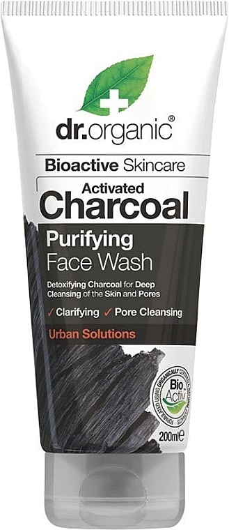 Activated Charcoal Face Wash - Dr. Organic Activated Charcoal Face Wash — photo N1