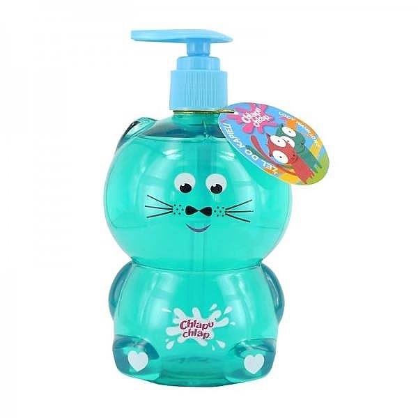 Kids Shower Gel ‘Cat’ - Chlapu Chlap Bath & Shower Gel — photo N1