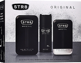 Fragrances, Perfumes, Cosmetics STR8 Original - Set (edt/100ml + deo/150ml + after shave/50ml)