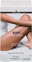 Wax Body Strips - Revitale Body Wax Strips Green Tea & Mint — photo N5