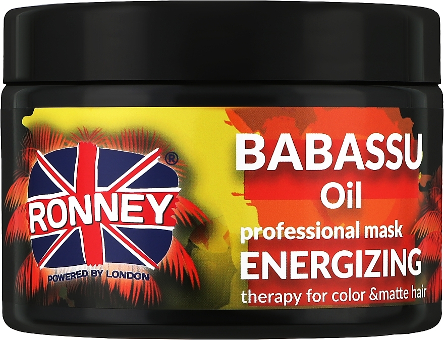 Color-Treated Hair Mask - Ronney Mask Babassu Oil Energizing Therapy — photo N1