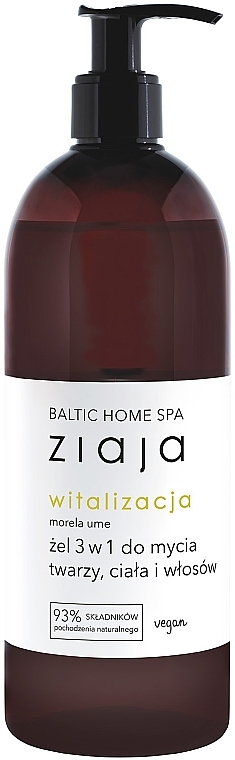 Face, Body & Hair 3-in-1 Gel - Ziaja Baltic Home Spa Witalizacja — photo N2