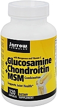 Dietary Supplement - Jarrow Formulas Glucosamine + Chondroitin + MSM — photo N1