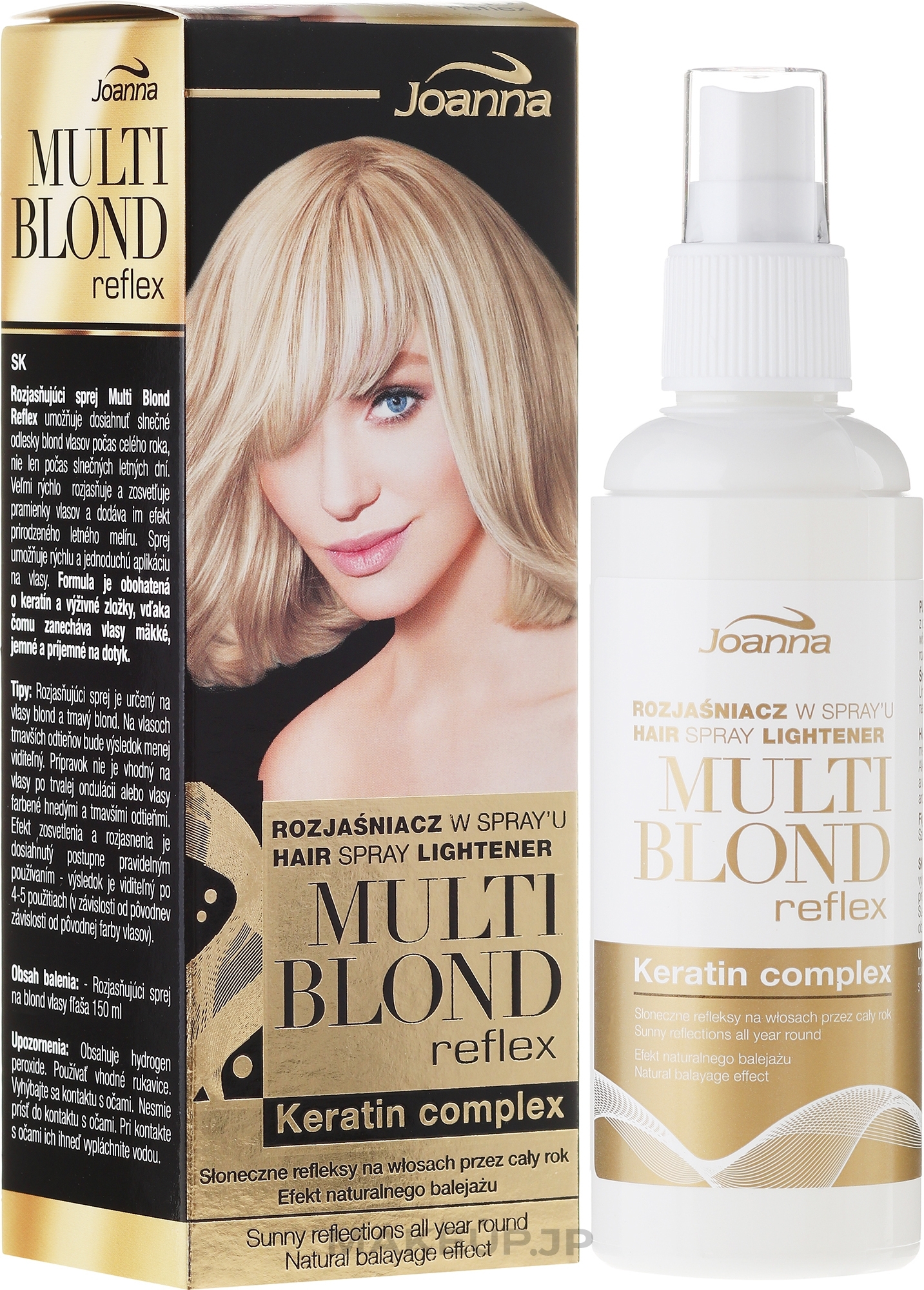 Hair Spray Lightener - Joanna Multi Blond Spray — photo 150 ml