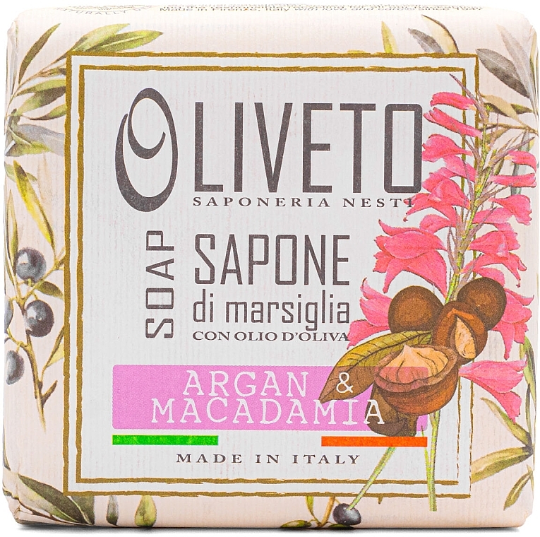 Argan & Macadamia Bar Soap - Nesti Dante Oliveto — photo N1