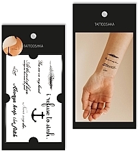 Fragrances, Perfumes, Cosmetics Temporary Tattoo "Anchor" - Tattooshka