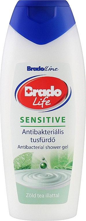 Shower Gel - BradoLine Brado Life Sensitive Antibacterial Shower Gel — photo N1