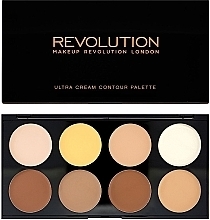 Face Corrector - Makeup Revolution Ultra Cream Contour Palette — photo N1