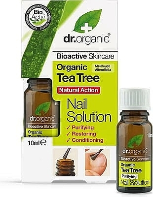 Tea Tree Nail Treatment - Dr. Organic Bioactive Skincare Tea Tree Nail Solution — photo N2