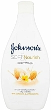 Shower Gel with Almond Oil & Jasmine Aroma - Johnson`s Body Wash Soft & Pamper — photo N1