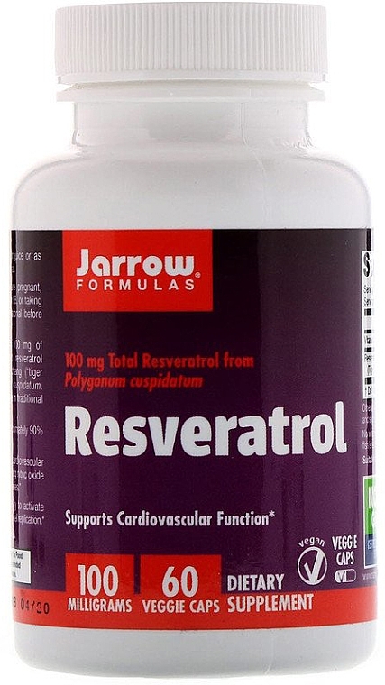 Resverat - Jarrow Formulas Resveratrol, 100 mg — photo N1