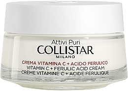 Fragrances, Perfumes, Cosmetics Vitamin C+ Ferulic Acid Face Cream - Collistar Attivi Puri Vitamin C + Ferulic Acid Cream