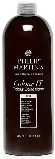 Color Conditioner, 980 ml - Philip Martin's Color It Color Conditioner — photo Red