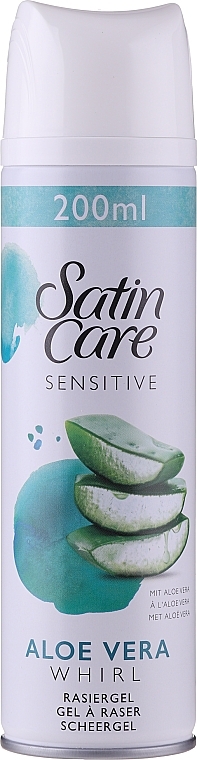Sensitive Skin Shaving Gel - Gillette Satin Care Sensitive Skin Shave Gel for Woman — photo N9
