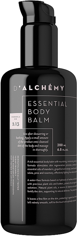 Body Balm - D'Alchemy Essential Body Balm  — photo N1