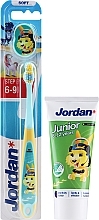 Fragrances, Perfumes, Cosmetics Set 6-12 years, bunny - Jordan Junior (toothpaste/50ml + toothbrush/1pc)