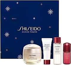 Set - Shiseido Benefiance Holiday Kit (f/cr/50ml + clean/foam/15ml + f/lot/30ml + f/conc/10ml) — photo N2