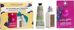 Fragrances, Perfumes, Cosmetics Set - L'occitane My Essentials Gift Set (h/cr/30ml + b/lot/50ml + f/mask/6ml)