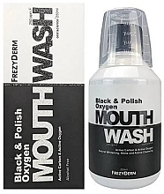 Fragrances, Perfumes, Cosmetics Mouthwash - Frezyderm Black & Polish Oxygen Mouthwash