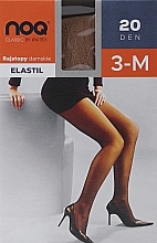 Women Tights "Elastil" 20 Den, beige - Knittex — photo N6