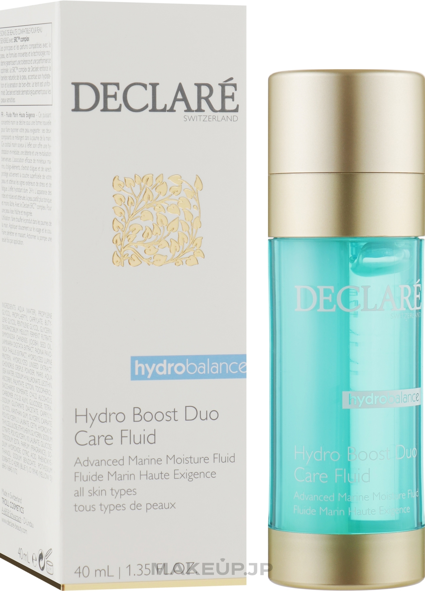 Moisturising Fluid with Active Concentrate - Declare Hydro Balance Hydro Boost Duo Care Fluid — photo 2 x 20 ml
