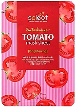Sheet Mask - Soleaf So Delicious Tomato Mask Sheet — photo N1
