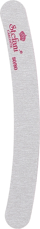 Banana Nail File, grey, 80/80 - Stefani Carlotte — photo N3