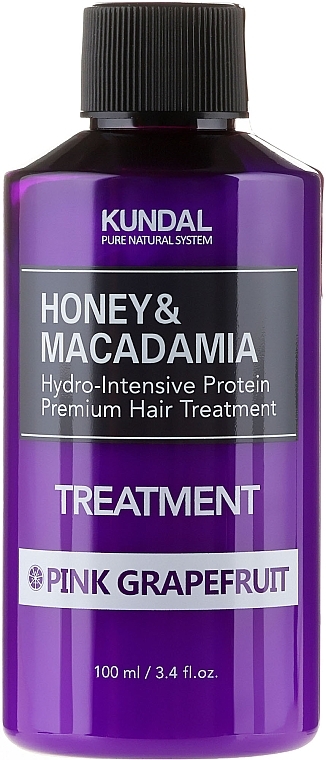 Hair Conditioner "Pink Grapefruit" - Kundal Honey & Macadamia Treatment Pink Grapefruit — photo N5