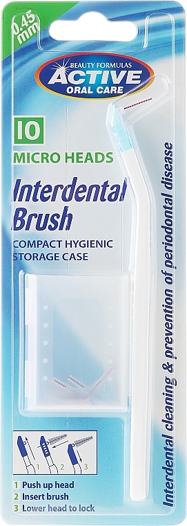 Toothbrush + 10 Heads - Beauty Formulas Interdent Brush with 10 Micro Heads  — photo N1