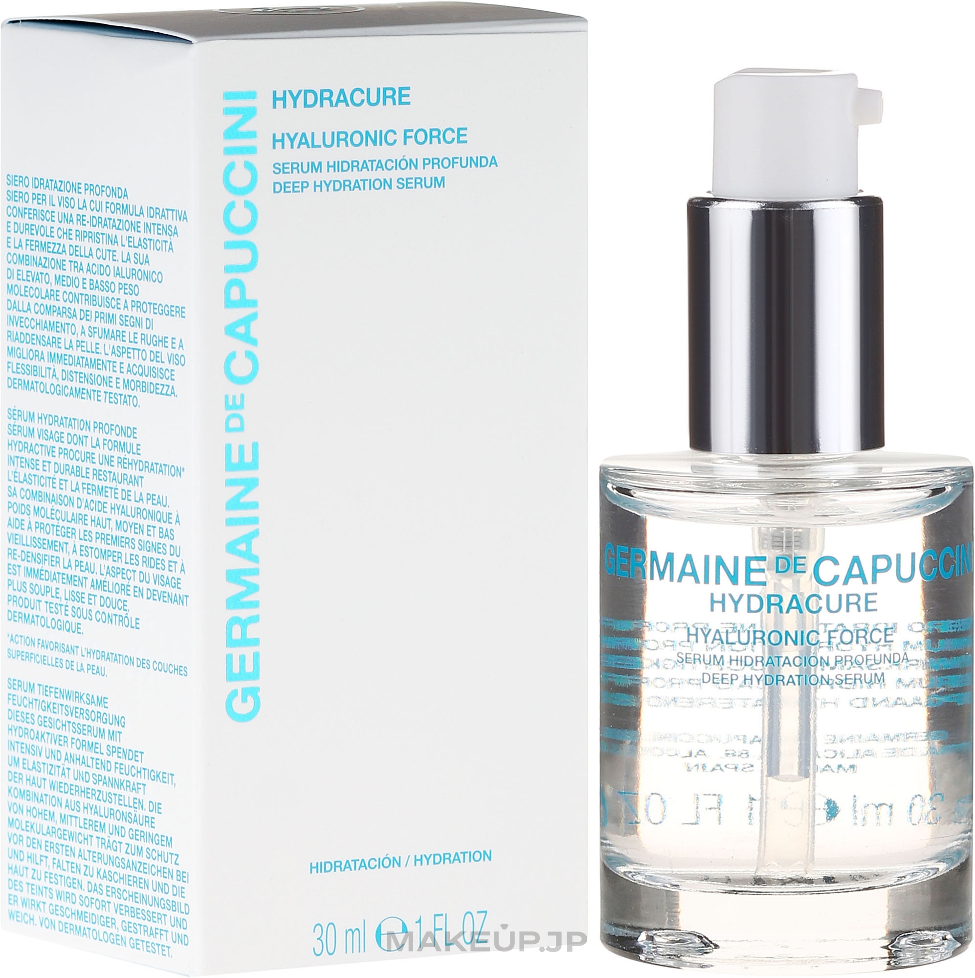 Deep Moisturizing Serum - Germaine de Capuccini HydraCure Hyaluronic Force Deep Hydration Serum — photo 30 ml