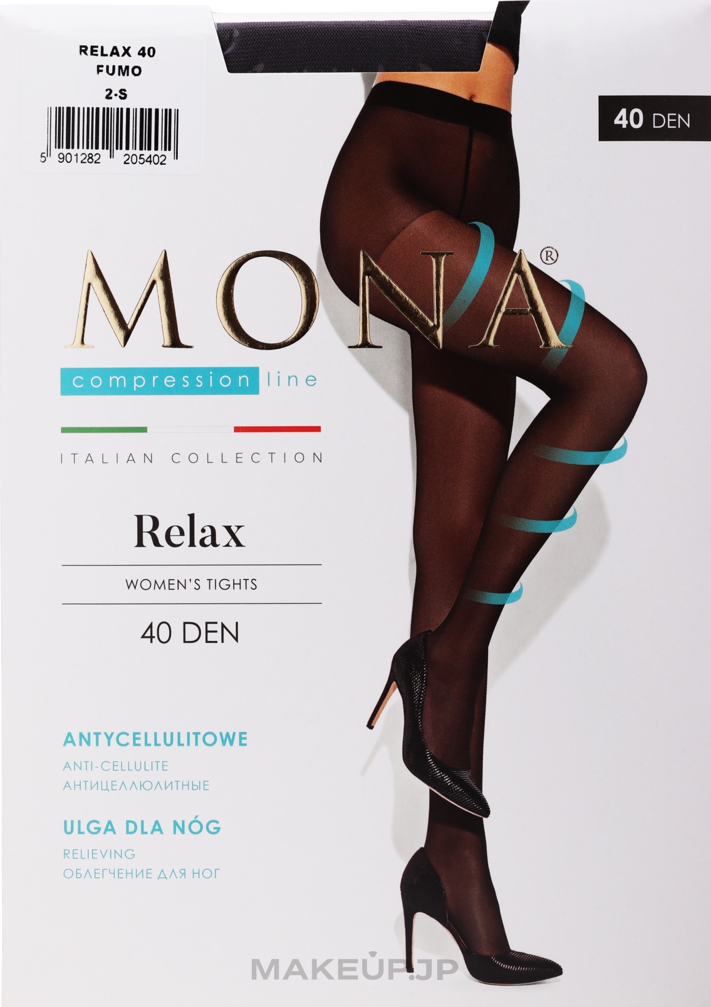 Relax Tights 40 Den, fumo - MONA — photo 2