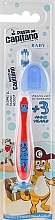 Fragrances, Perfumes, Cosmetics Kids Toothbrush 3+, soft, red - Pasta del Capitano