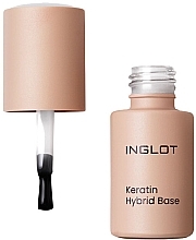 ケラチン ベース コート - Inglot Keratin Hybrid Base — photo N1