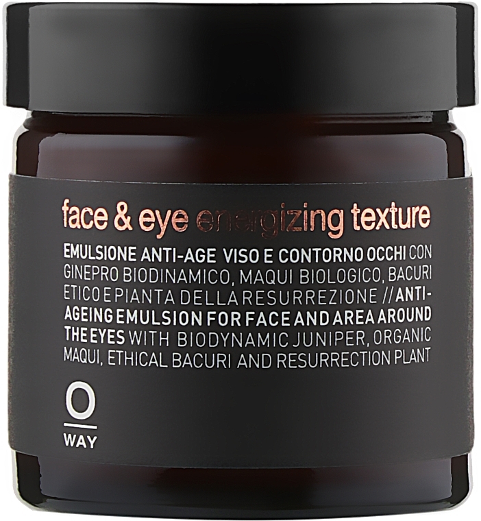 Face & Eye Emulsion - Oway Man Face & Eye Energizing Texture — photo N1