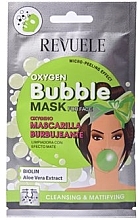 Cleansing & Mattifying Mask - Revuele Cleansing Oxygen Bubble Mask — photo N1