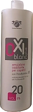 Fragrances, Perfumes, Cosmetics Oxidizing Emulsion with Provitamin B5 - Linea Italiana OXI Blanc Plus 20 vol. Oxidizing Emulsion