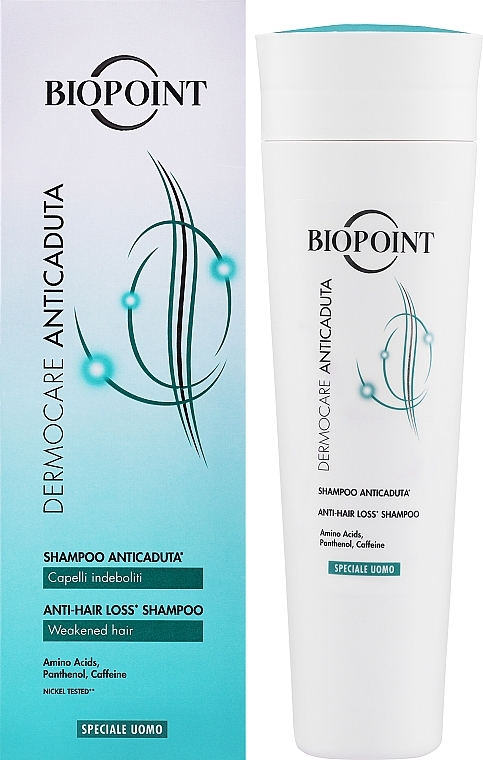Anti Hair Loss Shampoo for Men - Biopoint Shampoo Anticaduta Uomo — photo N5