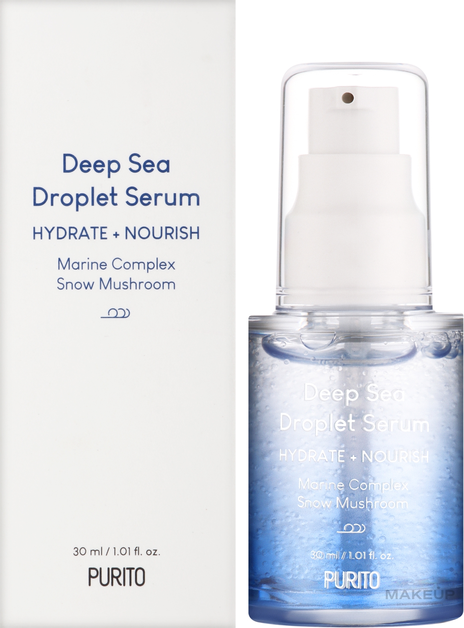 Moisturizing & Firming Mineral Serum - Purito Deep Sea Droplet Serum — photo 30 ml